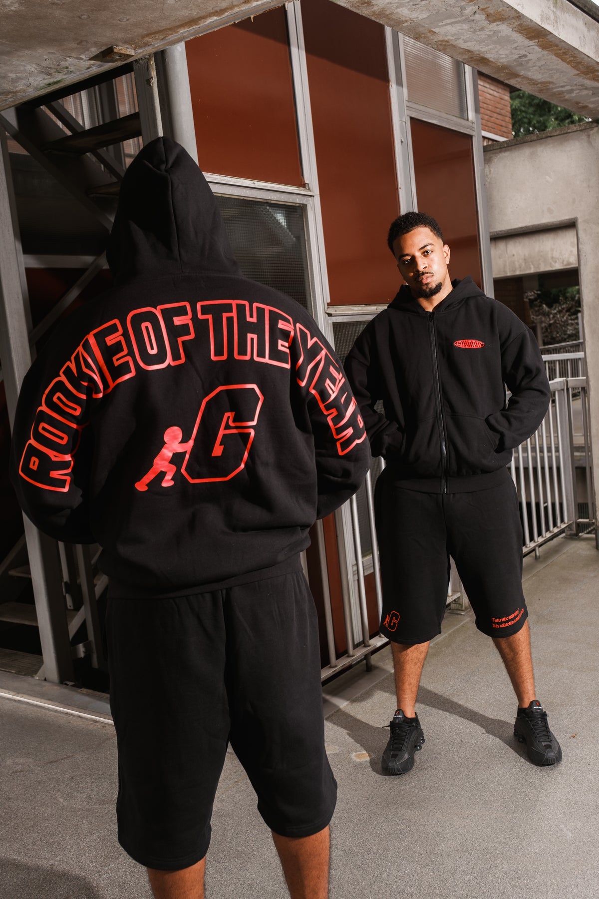ROOKIE ZIP-HOODIE [BLACK]