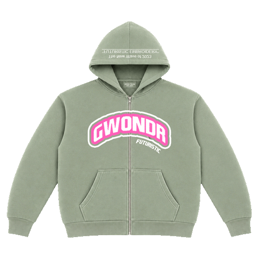 TNW ZIP-HOODIE [GREEN]