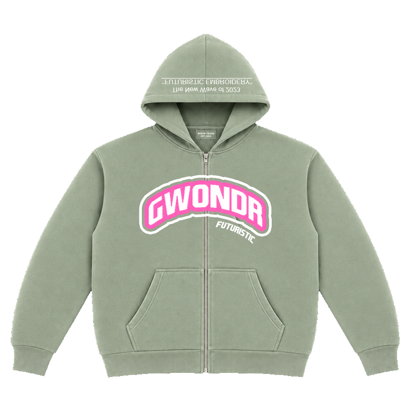 TNW ZIP-HOODIE [GREEN]