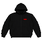 ROOKIE ZIP-HOODIE [BLACK]