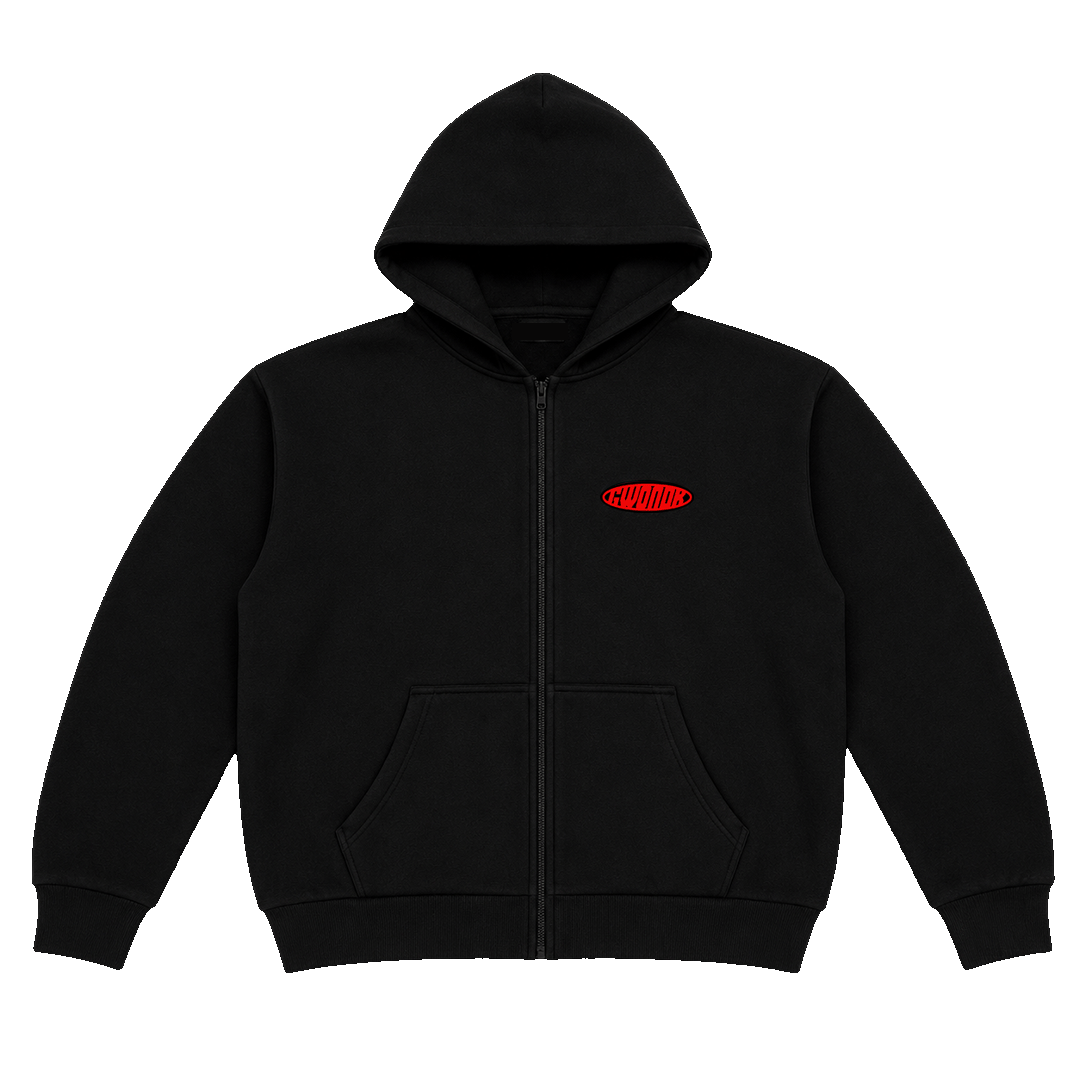 ROOKIE ZIP-HOODIE [BLACK]