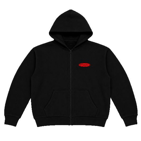 ROOKIE ZIP-HOODIE [BLACK]