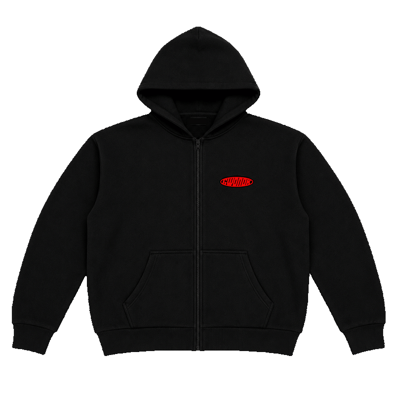 ROOKIE ZIP-HOODIE [BLACK]